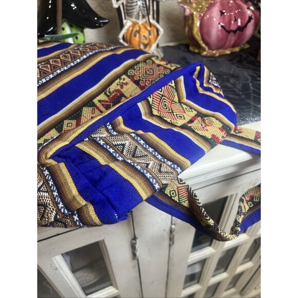 Bohemian Hippie Handcrafted Artisan Crossbody Bag Ethnic Tribal Multicolored - Picture 4 of 9